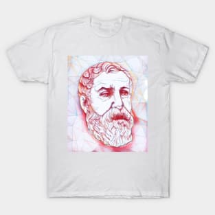 Hero of Alexandria Portrait | Hero of Alexandria Artwork | Line Art T-Shirt